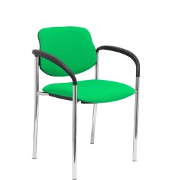 SILLA FIJA VILLALGORDO CHASIS BRAZOS CROMO BALI VERDE 27CRBALI15CB