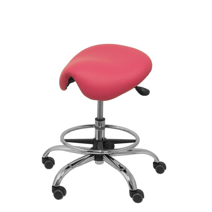 TABURETE ALATOZ SIMILPIEL ROSA T16SPRS