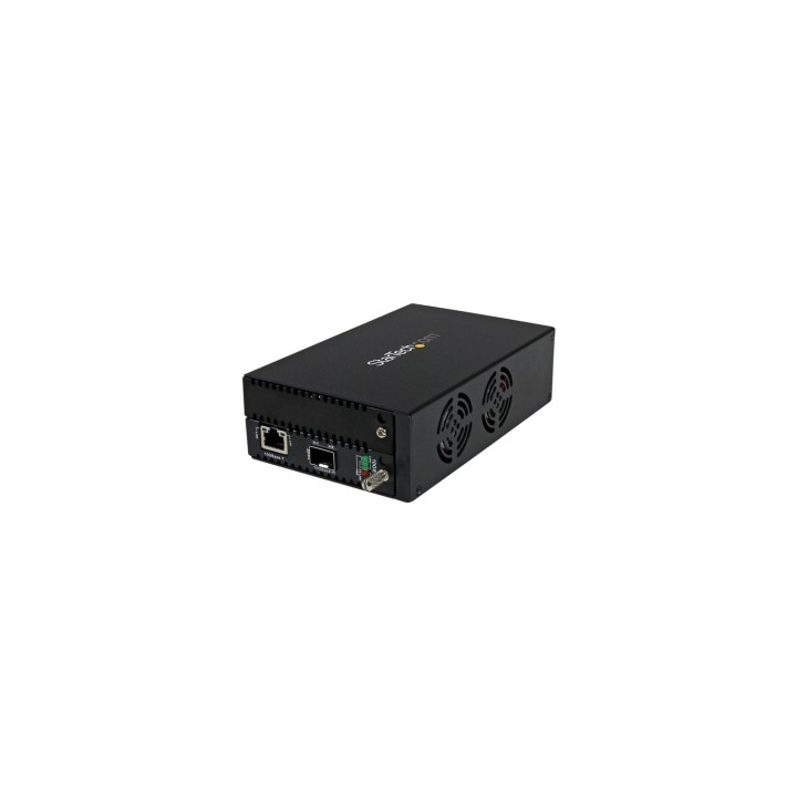 StarTech.com Conversor de Medios Ethernet de Cobre a Fibra de 10 Gigabits - Gestionado - con SFP+ Abierto