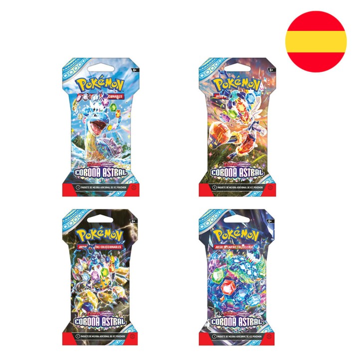 Sobre cartas Corona Astral Escarlata & Purpura Pokemon español