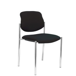 SILLA FIJA VILLALGORDO CHASIS CROMO BALI NEGRO 27CRBALI840