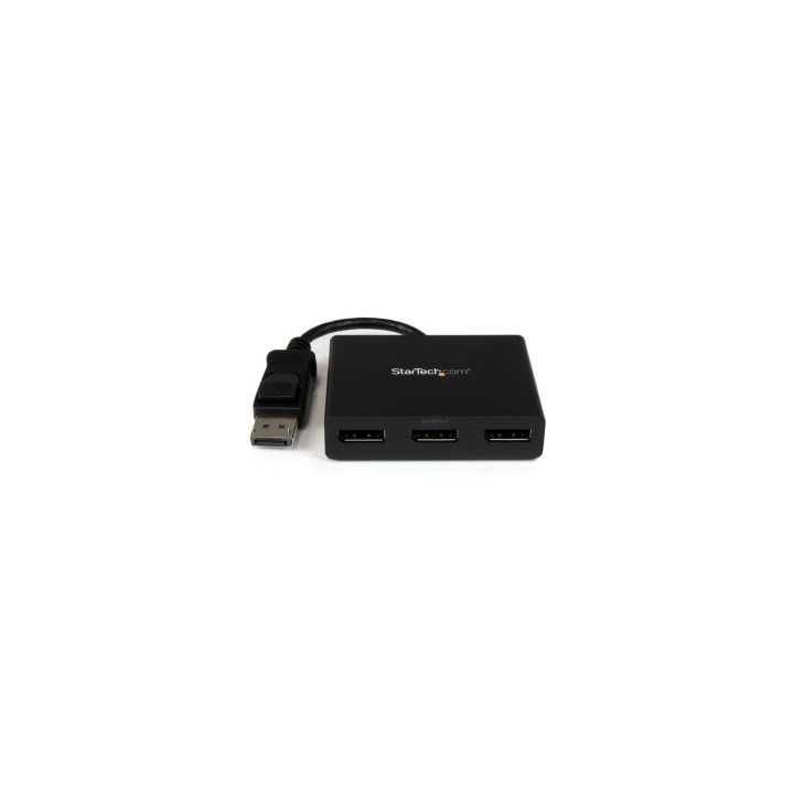 StarTech.com Concentrador MST - DisplayPort a 3x DisplayPort Negro