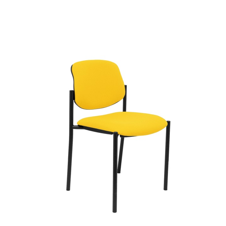 SILLA FIJA VILLALGORDO CHASIS NEGRO BALI AMARILLO 27NBALI100