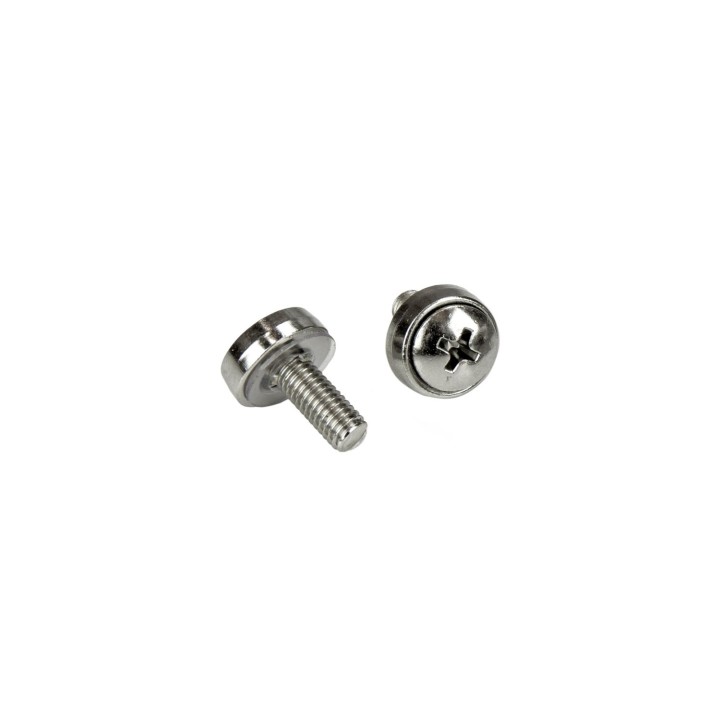 StarTech.com Paquete de 20 Tornillos M5 de 12mm y Tuercas Jaula para Armarios Rack - con Herramienta de Instalación