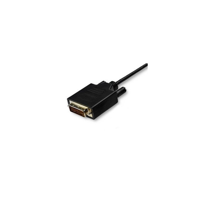 StarTech.com Cable Adaptador de 3m USB-C a DVI 1920 x 1200 - Negro - Cable USB Tipo C a DVI - Cable Conversor de VÍ­deo USBC