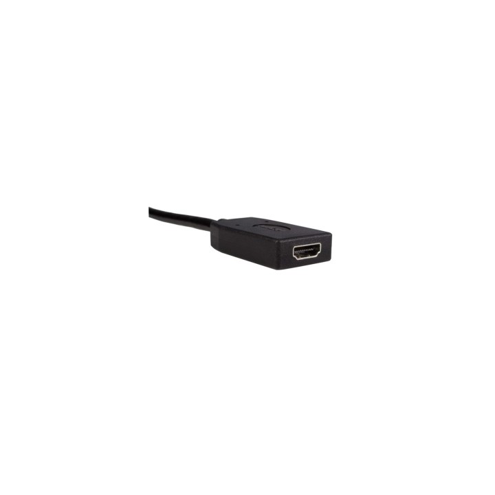 StarTech.com Adaptador de VÍ­deo DisplayPort a HDMI Macho a Hembra - Conversor DP - 1920x1200 - Pasivo Negro