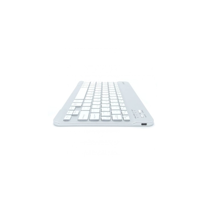 TECLADO SUBBLIM SUB-KBT-SMBL30 INALAMBRICO BLUETOOTH PLATA SUB-KBT-SMBL30