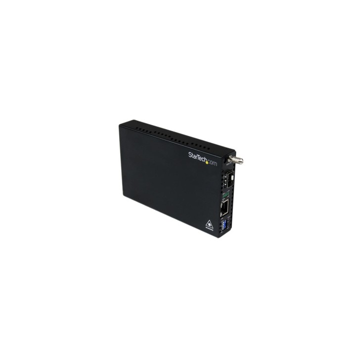 StarTech.com Conversor de Medios Gigabit Ethernet UTP RJ45 a Fibra con una Ranura SFP Disponible