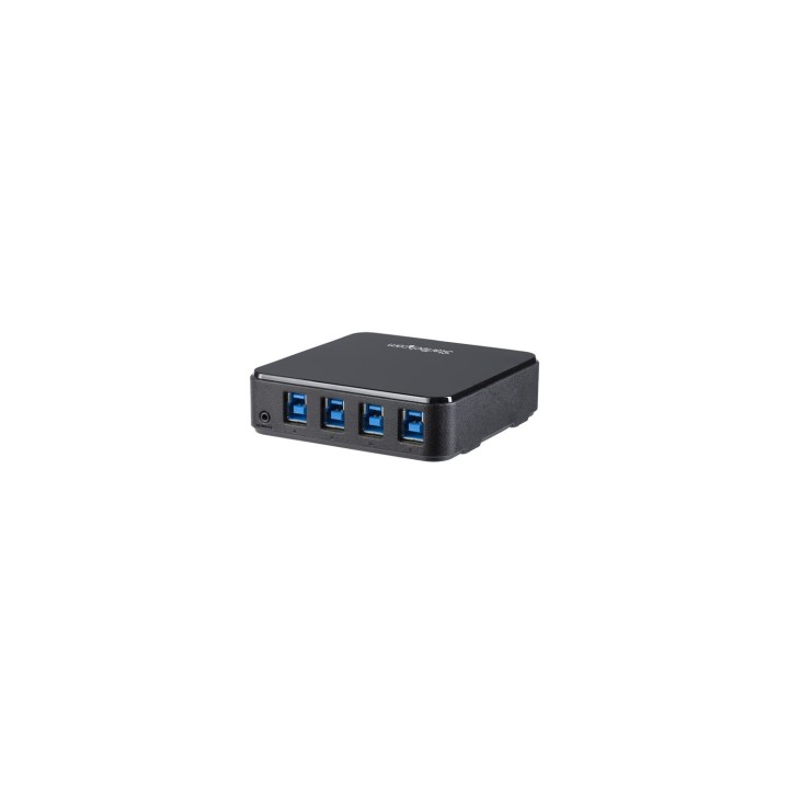 StarTech.com Switch Conmutador USB 3.0 4x4 para Compartir Dispositivos Periféricos Negro