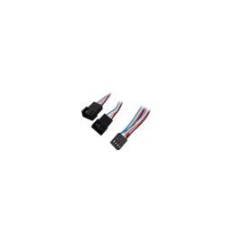 StarTech.com FAN4SPLIT12 Cable Alimentación Divisor 0,3m PWM 4 Pines Ventilador Fan Placa Base Macho a Hembra