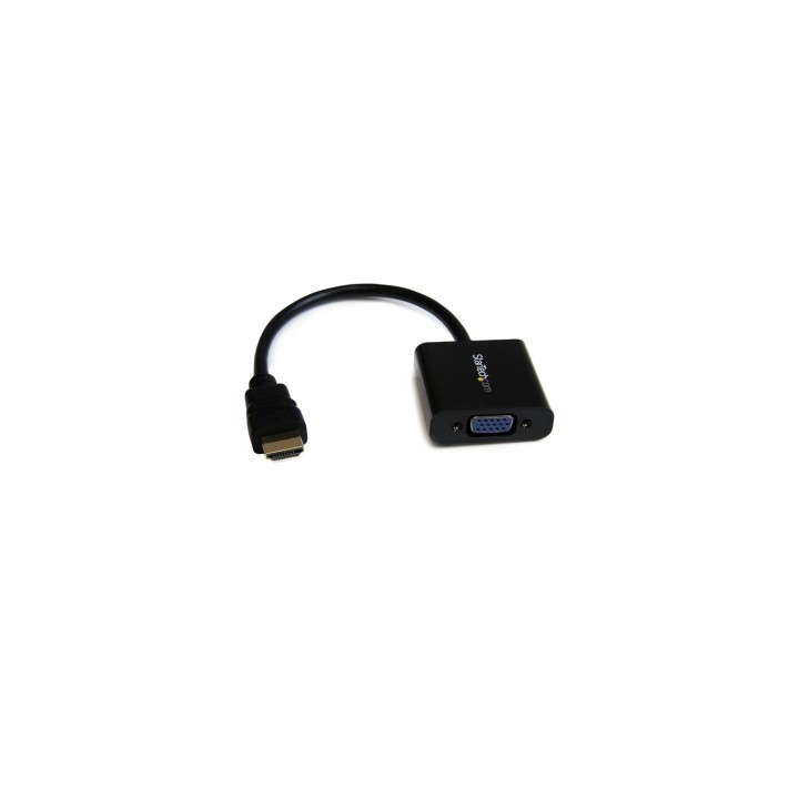 StarTech.com Adaptador Conversor de VÍ­deo HDMI a VGA HD15 - 1080p - Negro