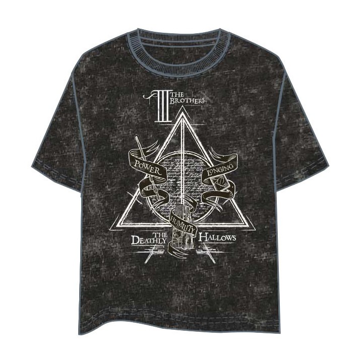 Camiseta Deathly Hallows Harry Potter adulto