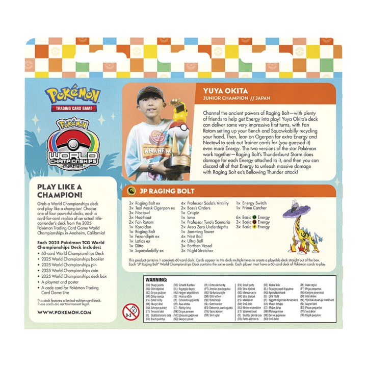 Juego cartas World Championship Decks Q2 Pokemon ingles surtido