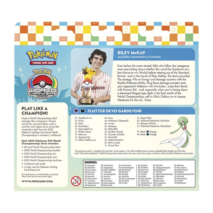 Juego cartas World Championship Decks Q2 Pokemon ingles surtido