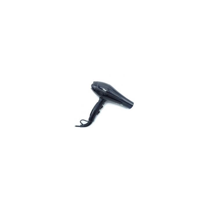 SECADOR DE HOTEL ORBEGOZO SEH 1850 1800 2000W 3 NIVELES TEMPERATURA 2 VELOCIDADES BASE PARA COLGAR EN LA PARED NEGRO 16948