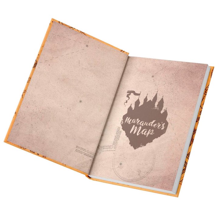 Cuaderno A5 Mapa del Merodeador Harry Potter