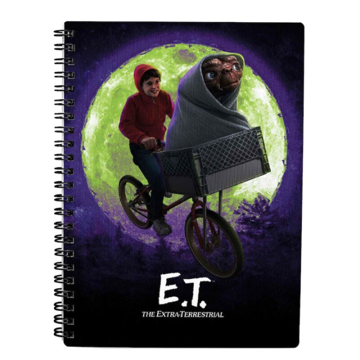Cuaderno 3D Elliot E.T El Extraterrestre