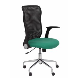 SILLA MINAYA RESPALDO MALLA NEGRO ASIENTO BALI VERDE 4031BALI456