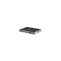 StarTech.com Replicador de Puertos USB-C para Portátiles - Docking Station USB Tipo C HDMI VGA GbE con Lector de Tarjetas SD -