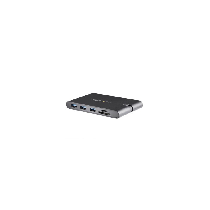 StarTech.com Replicador de Puertos USB-C para Portátiles - Docking Station USB Tipo C HDMI VGA GbE con Lector de Tarjetas SD -