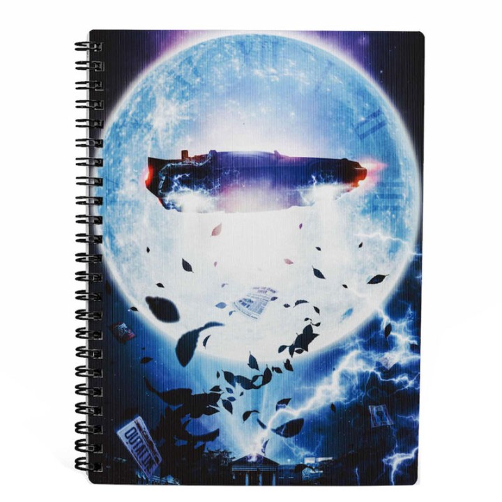 Cuaderno 3D BTTF Delorean Regreso al Futuro