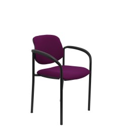 SILLA FIJA VILLALGORDO CHASIS NEGRO BRAZOS BALI MORADO 27NBALI760CB