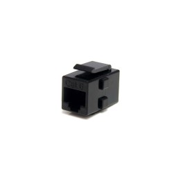StarTech.com Caja de Empalme Acoplador Keystone Cable Cat5 Ethernet UTP - 2x Hembra RJ45 - Negro