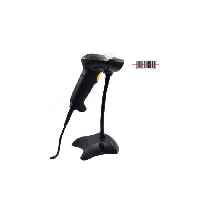 LECTOR CODIGO DE BARRAS EWENT LASER USB NEGRO EW3400