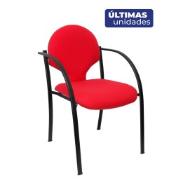PACK 2 SILLAS HELLIN CHASIS NEGRO ARAN ROJO PACK220NARAN350
