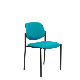 SILLA FIJA VILLALGORDO CHASIS NEGRO SIMILPIEL VERDE 27NSPVE