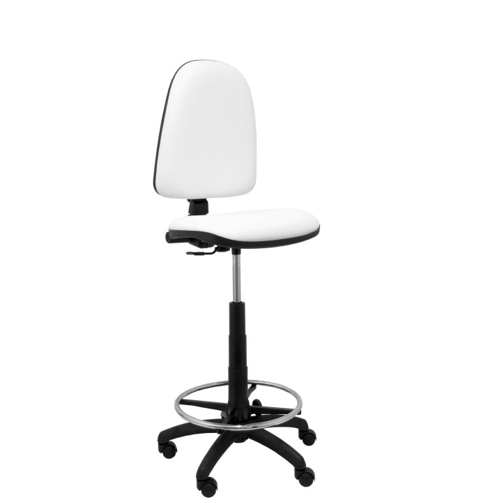 TABURETE AYNA SIMILPIEL BLANCO T04CPSPBL