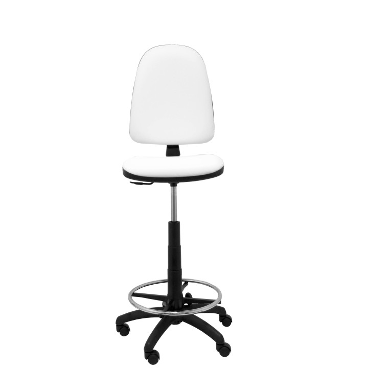 TABURETE AYNA SIMILPIEL BLANCO T04CPSPBL