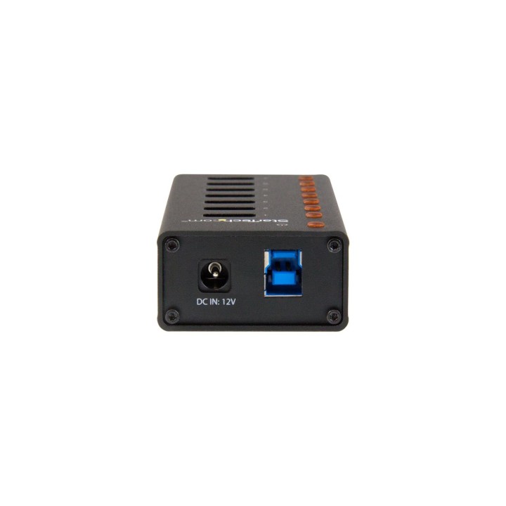 StarTech.com Concentrador USB 3.1 de 7 Puertos con Caja de Metal - Hub de Sobremesa o Montaje en Pared NEGRO