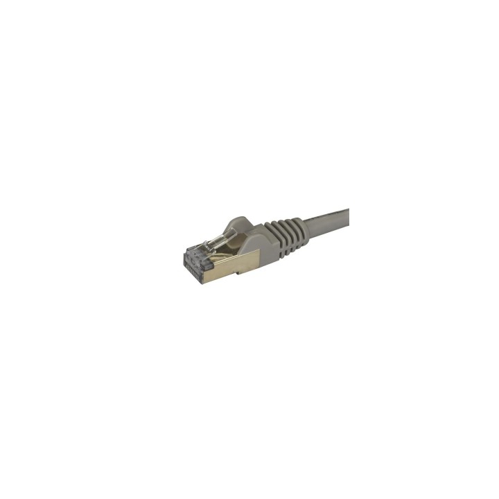 StarTech.com Cable de 2m de Red Ethernet RJ45 Cat6a Blindado STP - Cable sin Enganche Snagless - Gris