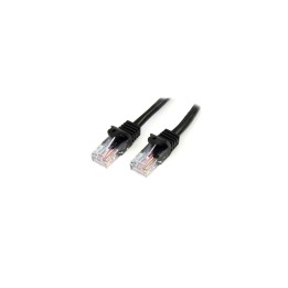StarTech.com Cable de 2m Negro de Red Fast Ethernet Cat5e RJ45 sin Enganche - Cable Patch Snagless