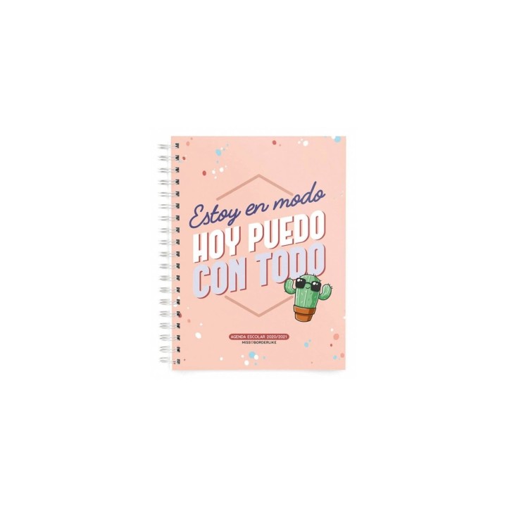 AGENDA ESCOLAR MIQUEL RIUS 213MM SEPT 20 AGOSTO 21 90G M2 MISS BORDERLIKE PUEDO CON TODO 26020