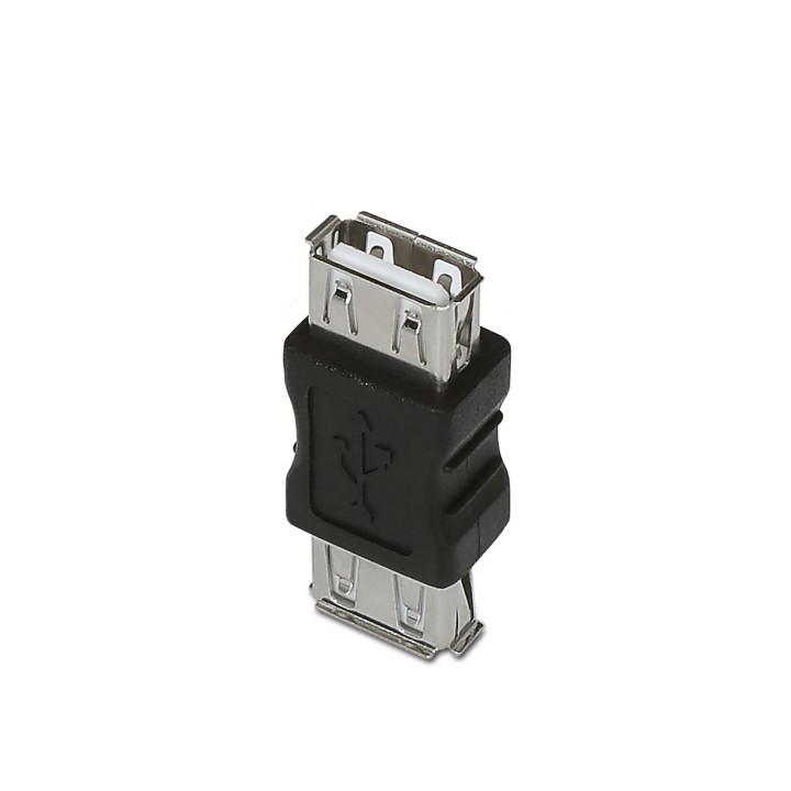 ADAPTADOR AISENS USB TIPO A HEMBRA EN AMBOS EXTREMOS NEGRO A103-0037