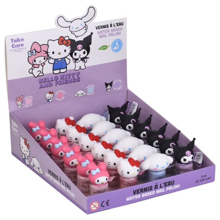 Esmalte de uñas al agua Hello Kitty and Friends surtido