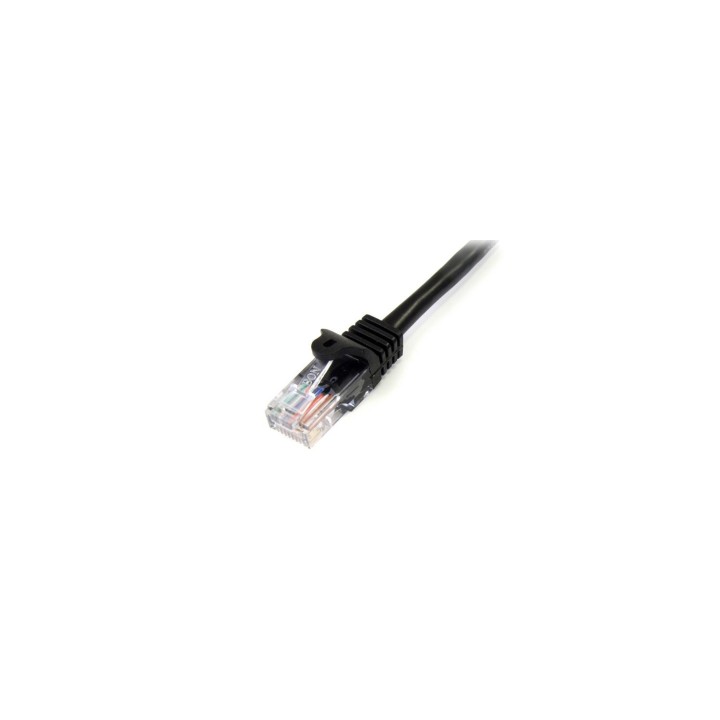 StarTech.com Cable de Red de 10m Negro Cat5e Ethernet RJ45 sin Enganches