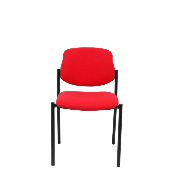 SILLA FIJA VILLALGORDO CHASIS NEGRO BALI ROJO 27NBALI350
