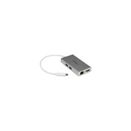 StarTech.com Adaptador USB-C Multifunción para Ordenadores Portátiles - con Entrega de Potencia - 4K HDMI - USB 3.0 - Blanco