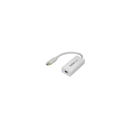 StarTech.com Adaptador USBC a Mini DisplayPort - Adaptador de VÍ­deo USB Tipo C a Mini DP - 4K 60Hz - Blanco