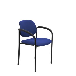 SILLA FIJA VILLALGORDO CHASIS NEGRO BRAZOS BALI AZUL 27NBALI229CB