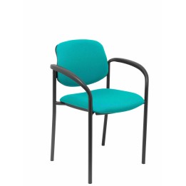 SILLA FIJA VILLALGORDO CHASIS NEGRO BRAZOS BALI VERDE 27NBALI39CB