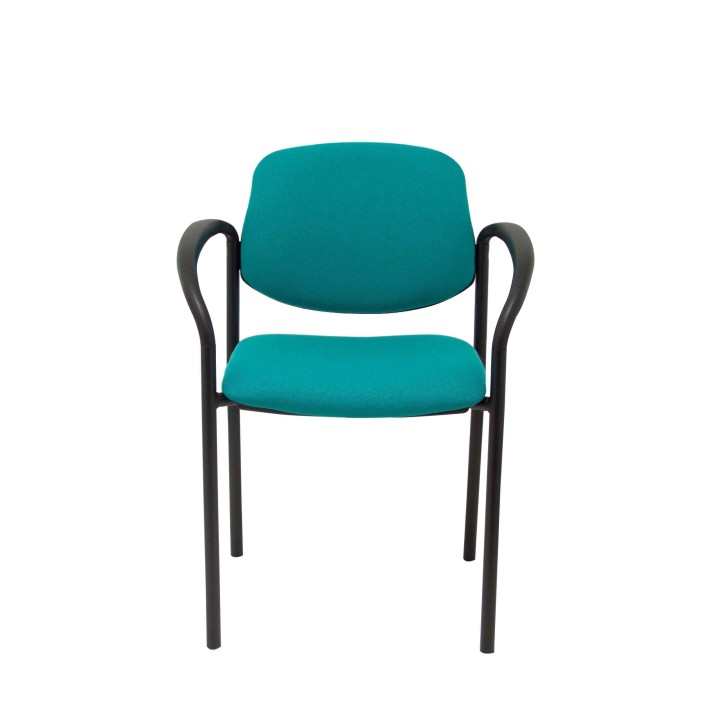 SILLA FIJA VILLALGORDO CHASIS NEGRO BRAZOS BALI VERDE 27NBALI39CB