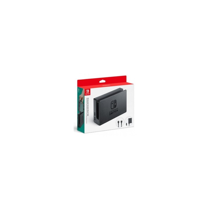 SWITCH DOCK SET NINTENDO BASE + ADAPTADOR CORRIENTE + HDMI SWITCH DOCK SET 2511666