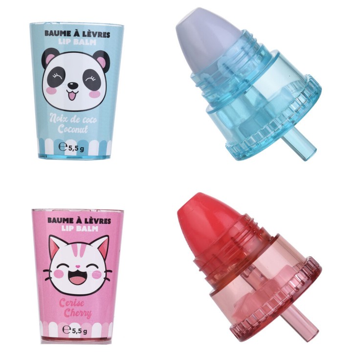 Balsamo labial protector Kawaii surtido