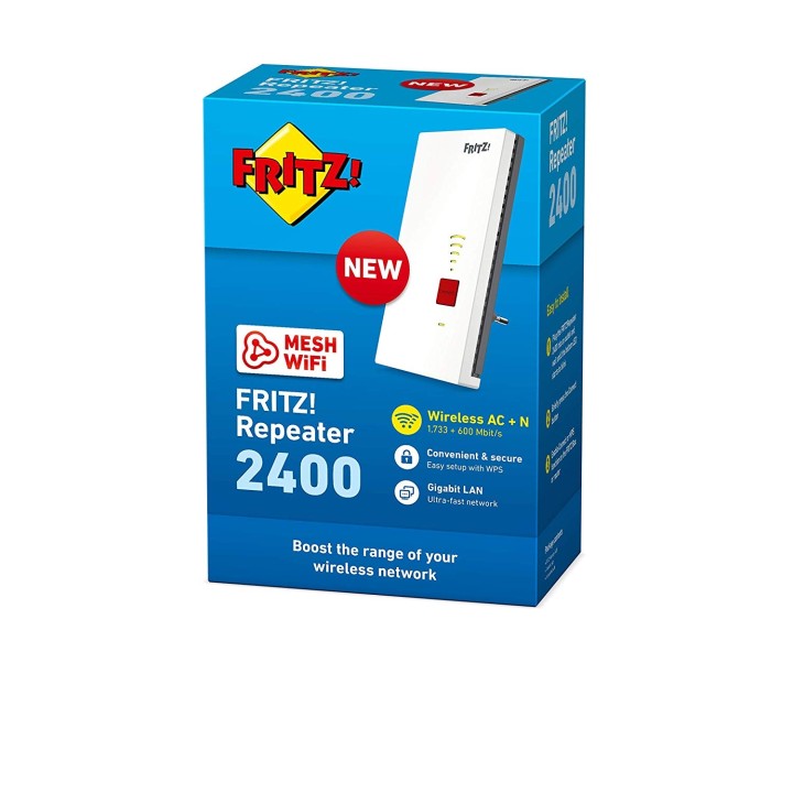 REPETIDOR AVM FRITZ!Repeater 2400 Internacional, interfaz en Español 20002887