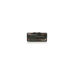 StarTech.com Juego de Conmutador Switch KVM 4 Puertos VÍ­deo VGA USB 2.0 con Cables y Audio - Negro
