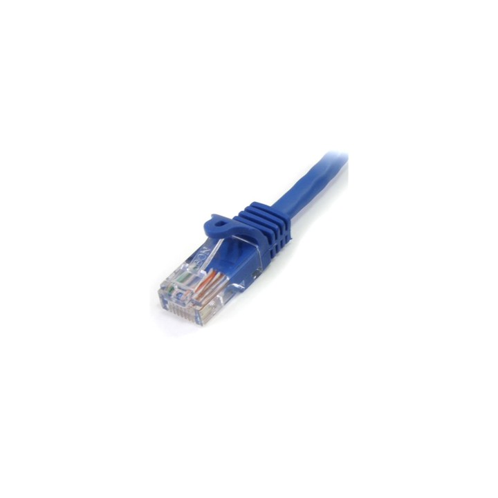 StarTech.com Cable de 1m Azul de Red Fast Ethernet Cat5e RJ45 sin Enganche - Cable Patch Snagless
